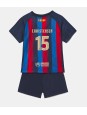 Barcelona Andreas Christensen #15 Heimtrikotsatz für Kinder 2022-23 Kurzarm (+ Kurze Hosen)